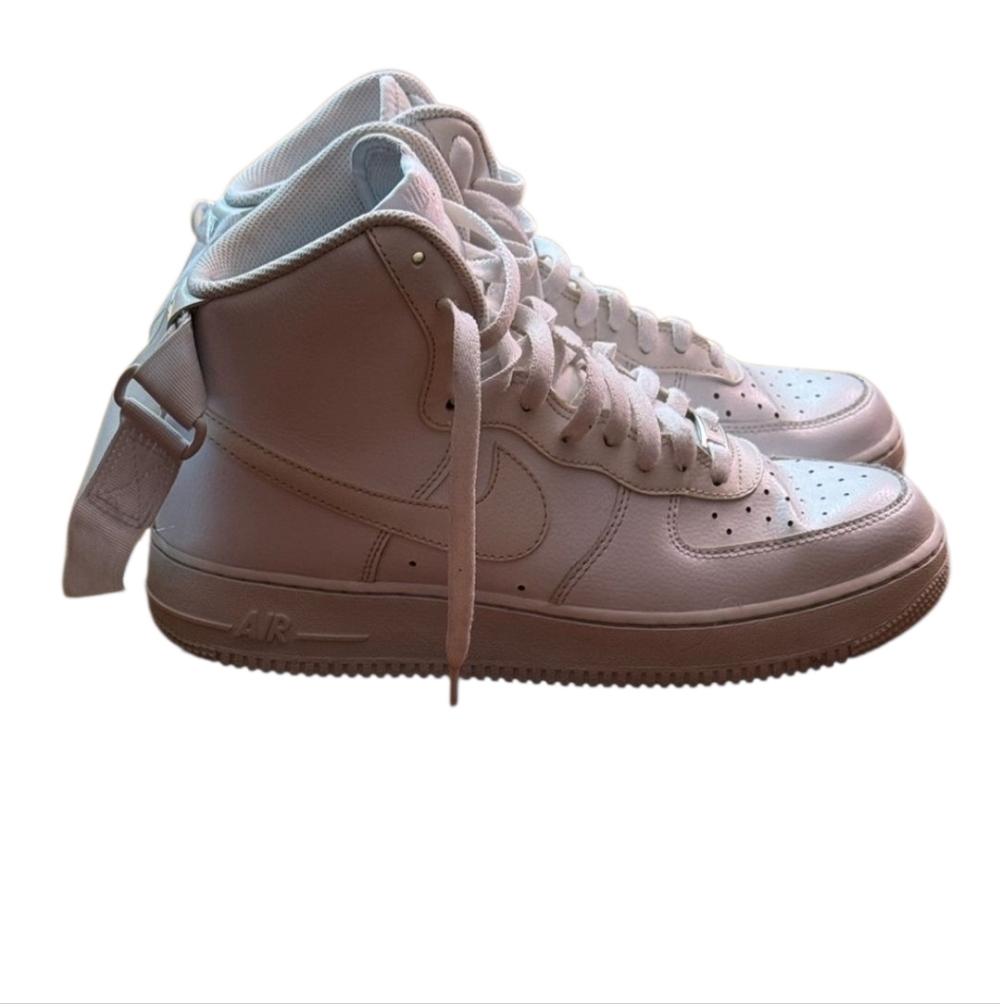 Nike Air Force 1 High-Top Sneakers in White